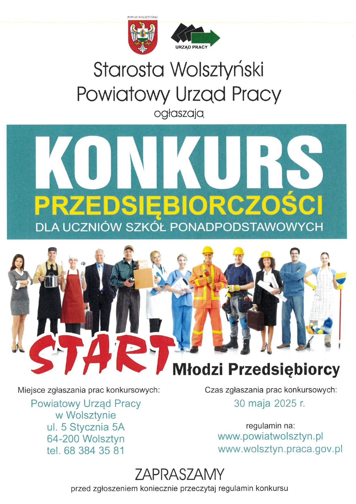 Zdjęcie artykułu KONKURS „START – MŁODZI PRZEDSIĘBIORCY”